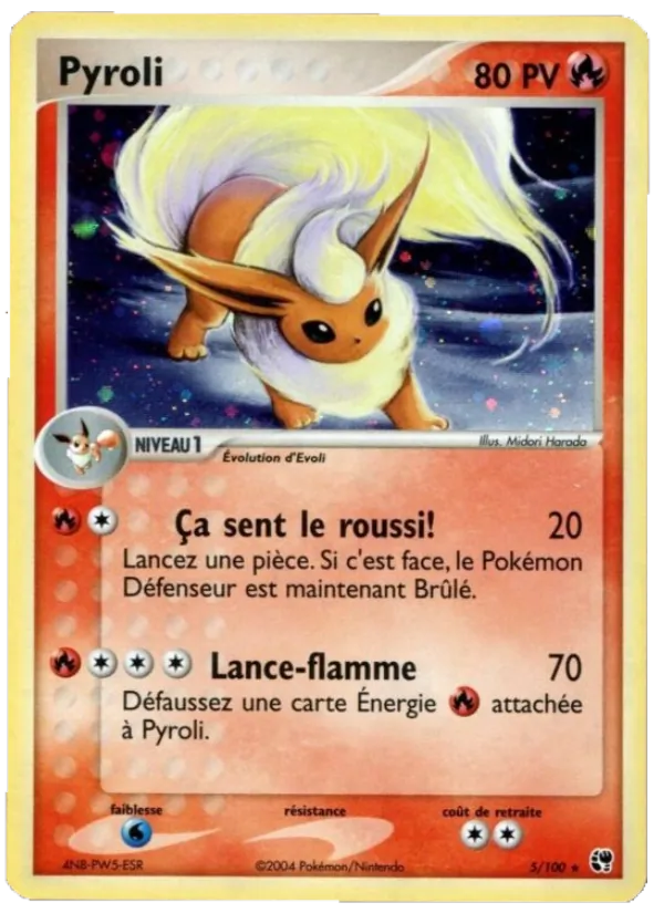 Carte Pyroli 5/100 – EX Tempête de sable