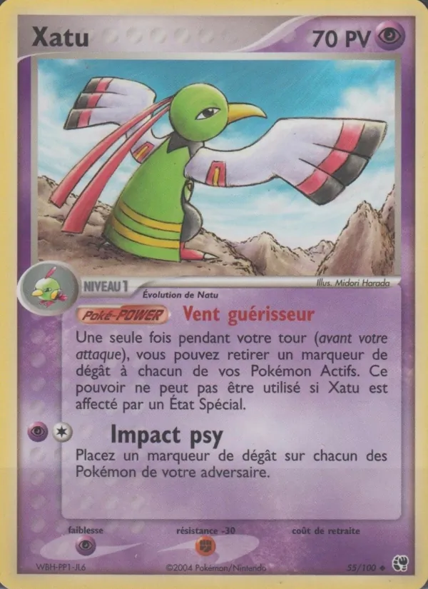Carte Xatu 55/100 – EX Tempête de sable