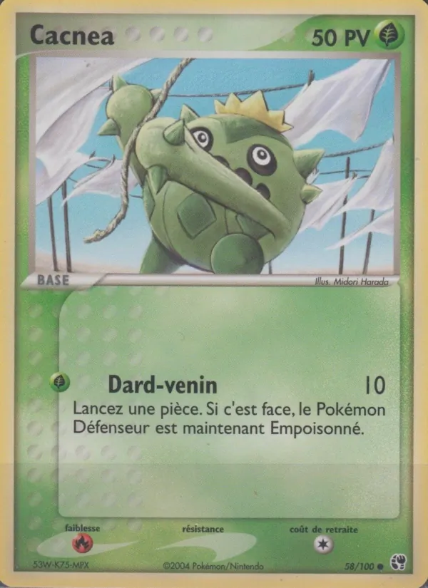 Carte Cacnea 58/100 – EX Tempête de sable