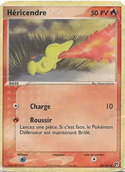 Carte Héricendre 59/100 – EX Tempête de sable