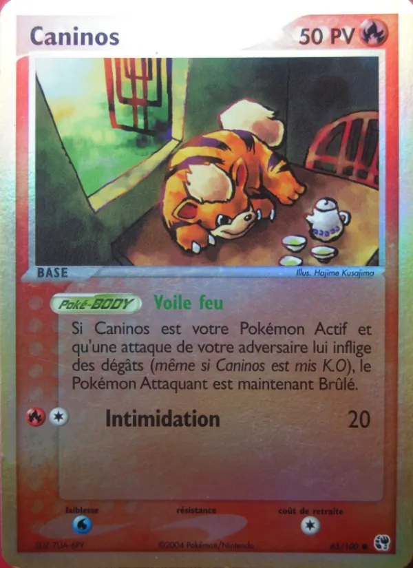 Carte Caninos 65/100 – EX Tempête de sable
