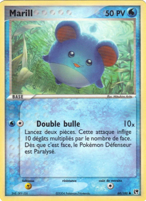 Carte Marill 68/100 – EX Tempête de sable