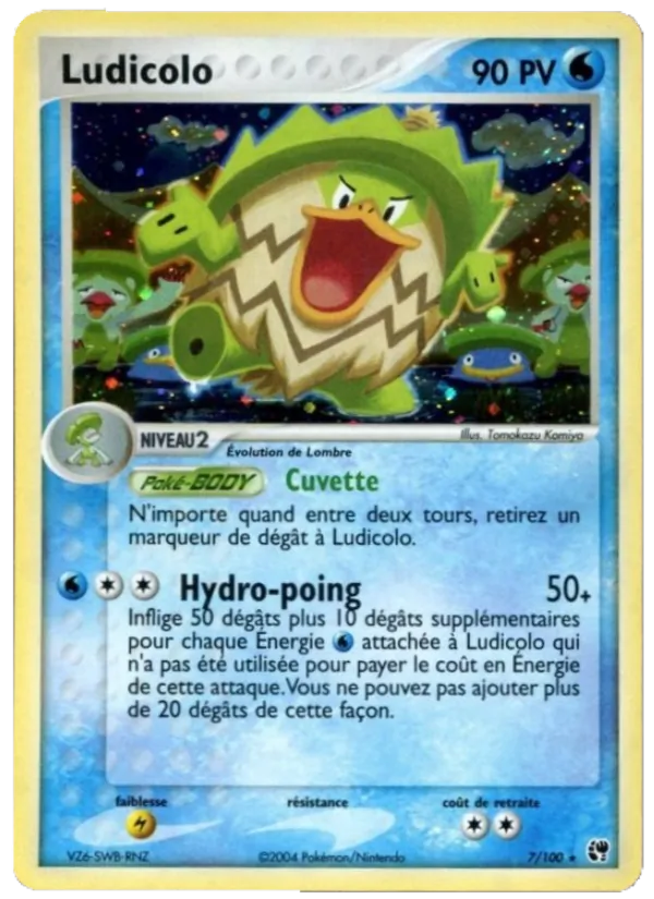 Carte Ludicolo 7/100 – EX Tempête de sable