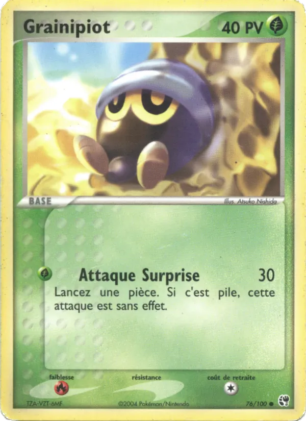 Carte Grainipiot 76/100 – EX Tempête de sable