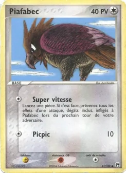 Carte Piafabec 81/100 – EX Tempête de sable
