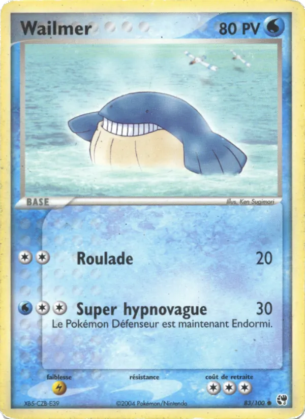Carte Wailmer 83/100 – EX Tempête de sable