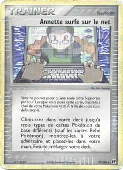 Carte Annette surfe sur le net 87/100 – EX Tempête de sable