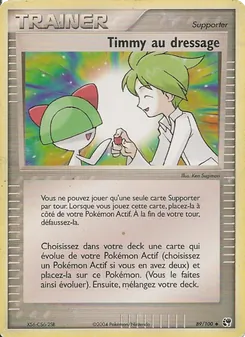 Carte Timmy au dressage 89/100 – EX Tempête de sable