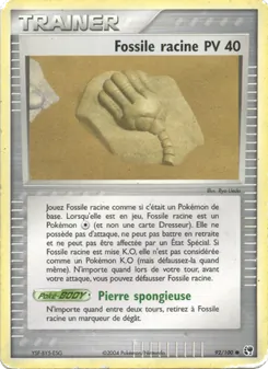 Carte Fossile racine 92/100 – EX Tempête de sable