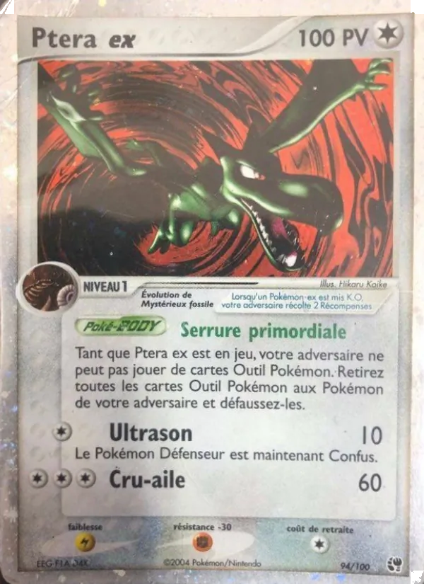 Carte Ptera ex 94/100 – EX Tempête de sable