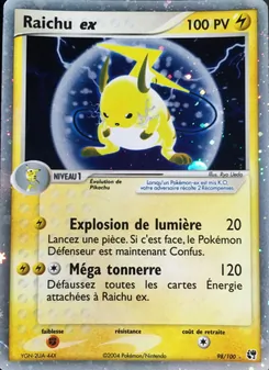 Carte Raichu ex 98/100 – EX Tempête de sable