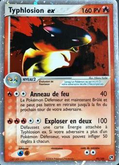 Carte Typhlosion ex 99/100 – EX Tempête de sable