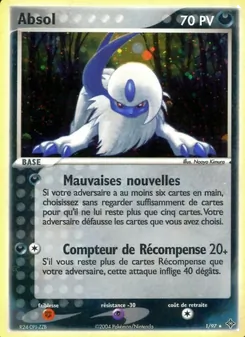 Carte Absol 1/97 – EX Dragon