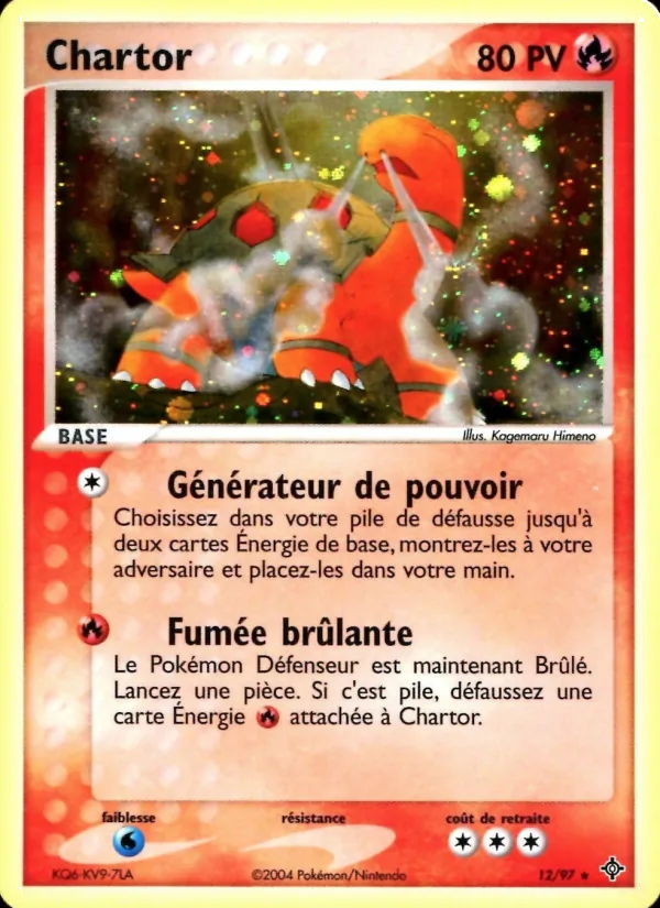 Carte Chartor 12/97 – EX Dragon
