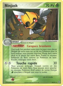 Carte Ninjask 18/97 – EX Dragon