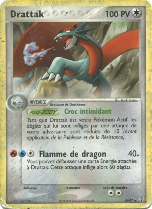 Carte Drattak 19/97 – EX Dragon
