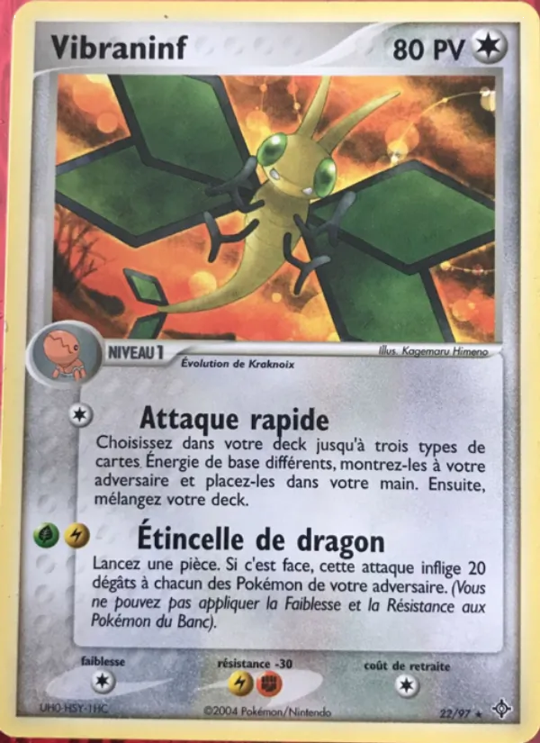 Carte Vibraninf 22/97 – EX Dragon
