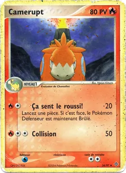 Carte Camérupt 24/97 – EX Dragon
