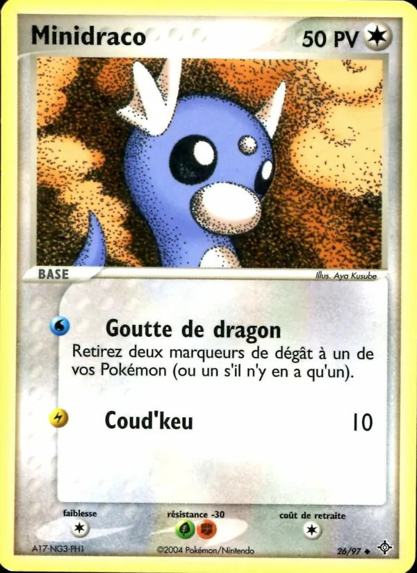 Carte Minidraco 26/97 – EX Dragon