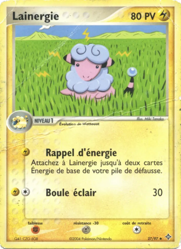 Carte Lainergie 27/97 – EX Dragon