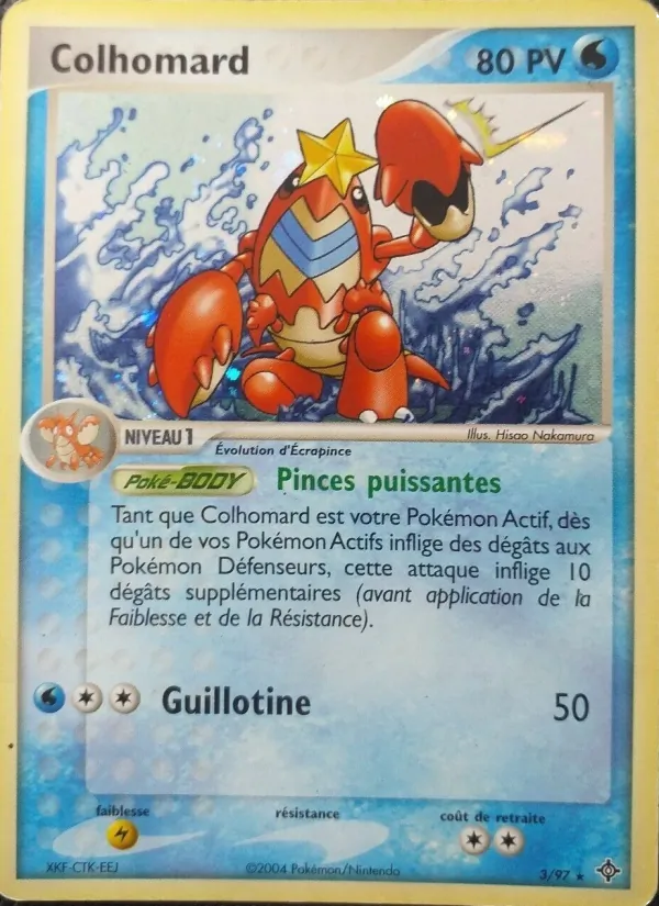 Carte Colhomard 3/97 – EX Dragon