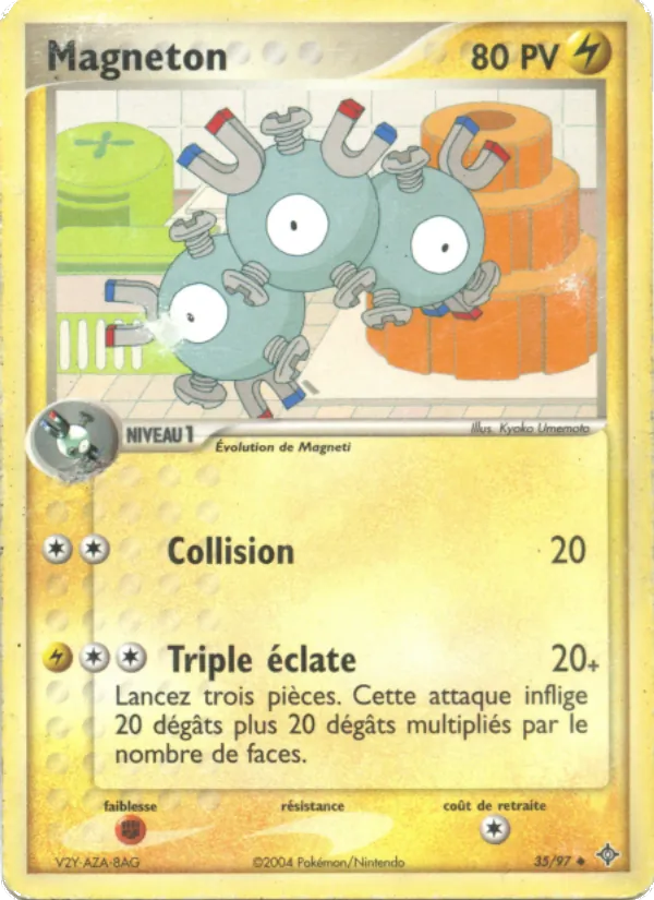 Carte Magnéton 35/97 – EX Dragon