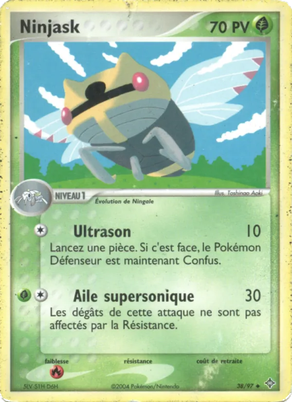 Carte Ninjask 38/97 – EX Dragon