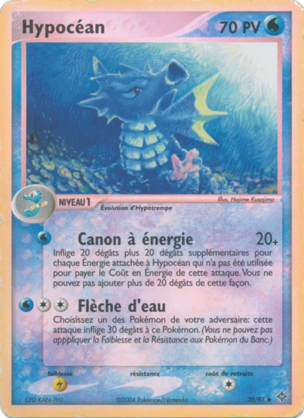 Carte Hypocéan 39/97 – EX Dragon