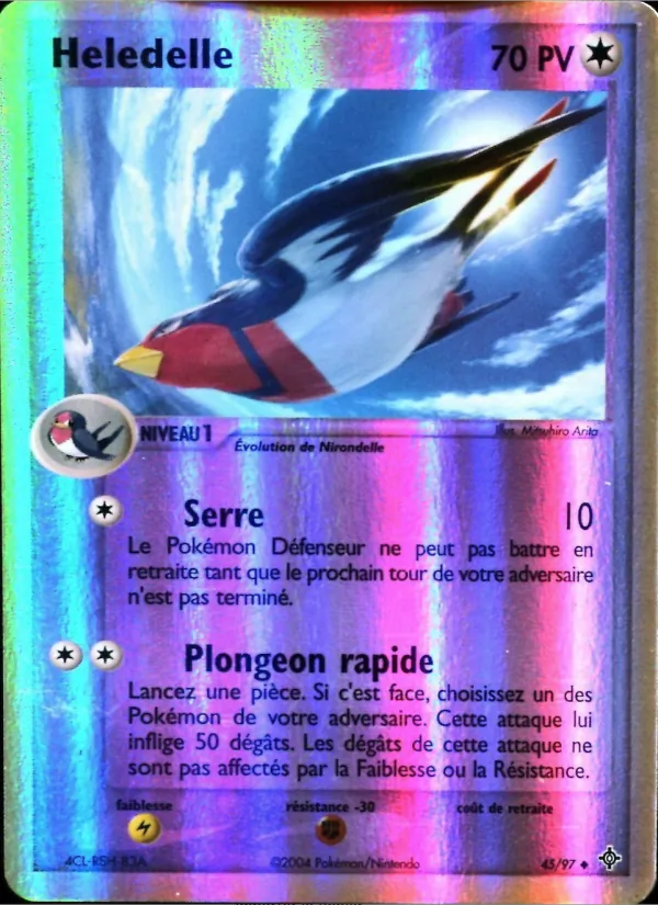 Carte Hélédelle 45/97 – EX Dragon