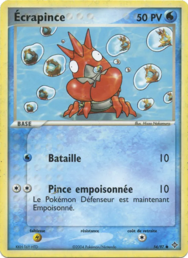 Carte Écrapince 54/97 – EX Dragon