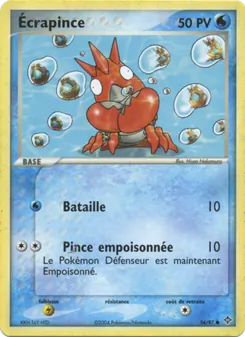 Carte Écrapince 54/97 – EX Dragon