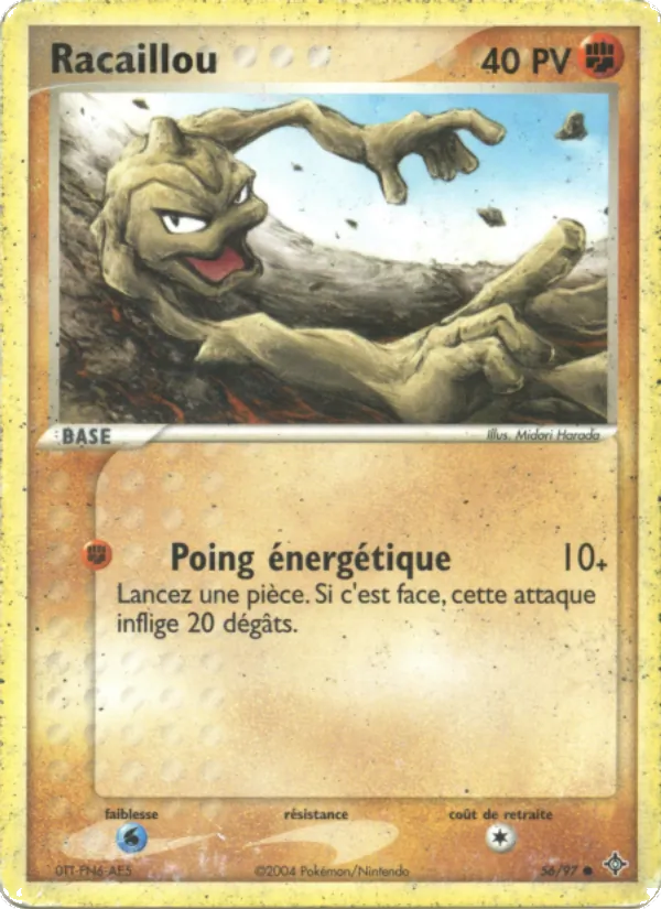 Carte Racaillou 56/97 – EX Dragon
