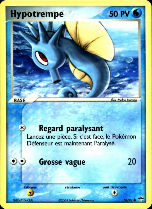 Carte Hypotrempe 58/97 – EX Dragon