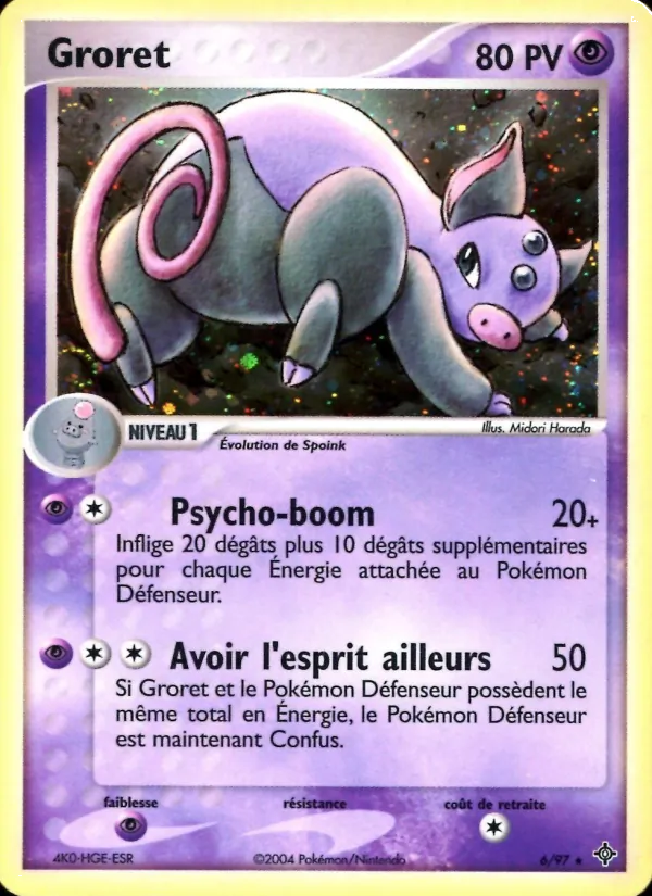 Carte Groret 6/97 – EX Dragon