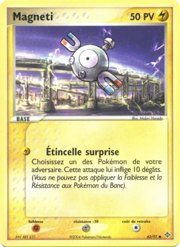Carte Magnéti 62/97 – EX Dragon