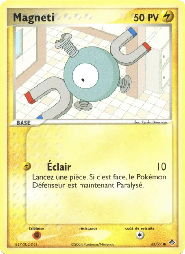Carte Magnéti 63/97 – EX Dragon