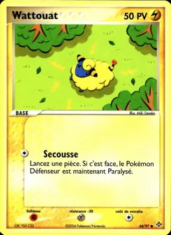 Carte Wattouat 64/97 – EX Dragon