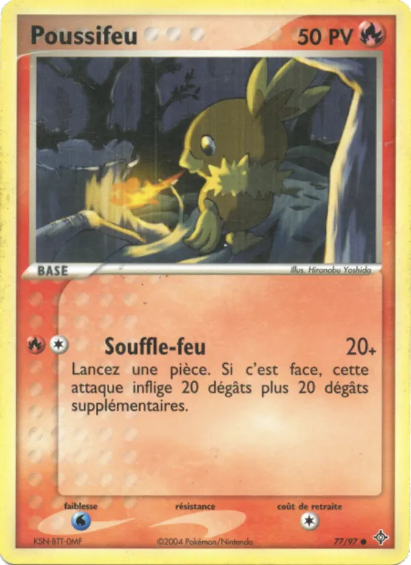 Carte Poussifeu 77/97 – EX Dragon