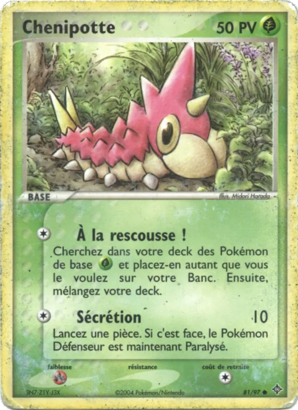 Carte Chenipotte 81/97 – EX Dragon