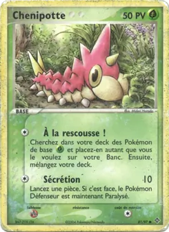 Carte Chenipotte 81/97 – EX Dragon