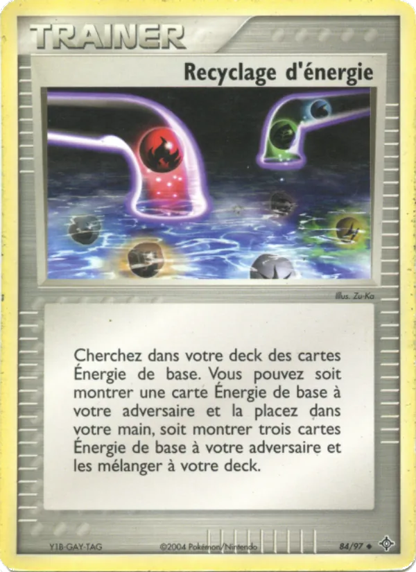 Carte Recyclage d'énergie 84/97 – EX Dragon