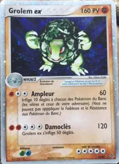 Carte Grolem ex 91/97 – EX Dragon