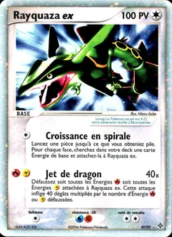 Carte Rayquaza ex 97/97 – EX Dragon