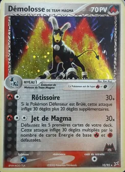 Carte Démolosse de Team Magma 10/95 – EX Team Magma VS Team Aqua
