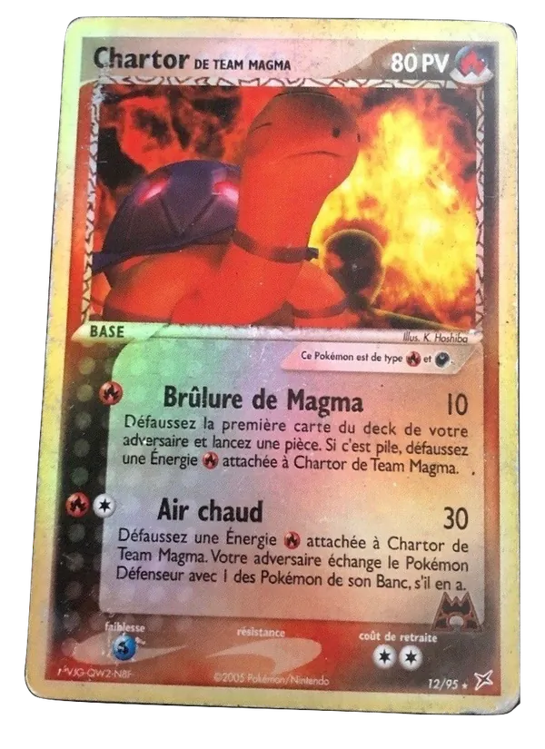 Carte Chartor de Team Magma 12/95 – EX Team Magma VS Team Aqua