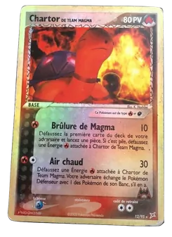 Carte Chartor de Team Magma 12/95 – EX Team Magma vs Team Aqua