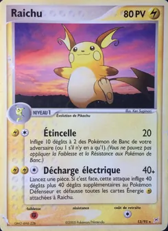 Carte Raichu 13/95 – EX Team Magma VS Team Aqua