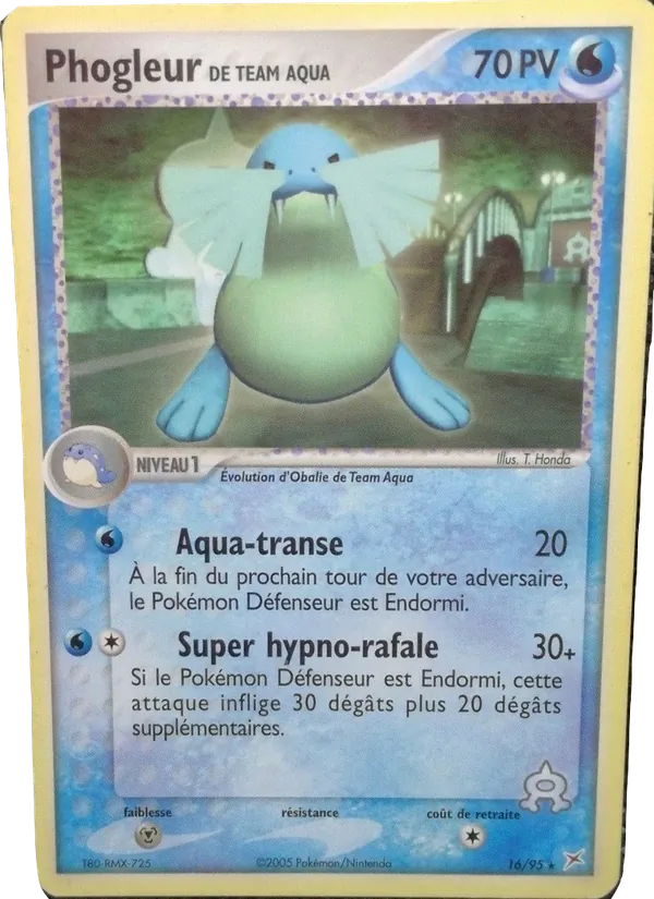 Carte Phogleur de Team Aqua 16/95 – EX Team Magma VS Team Aqua