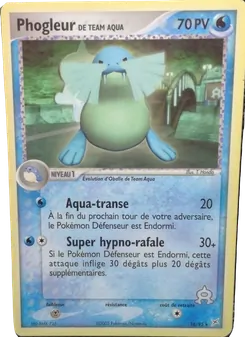 Carte Phogleur de Team Aqua 16/95 – EX Team Magma vs Team Aqua