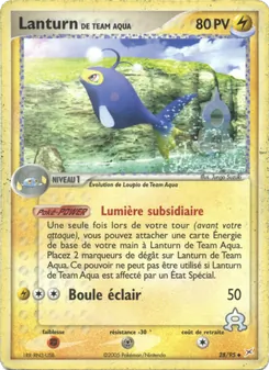 Carte Lanturn de Team Aqua 28/95 – EX Team Magma vs Team Aqua